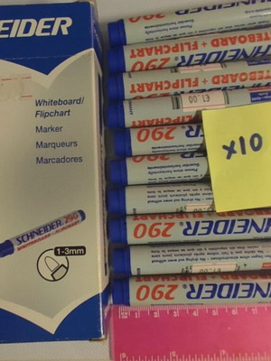 Schneider 290 Whiteboard and Flipchart Markers set of 14, new