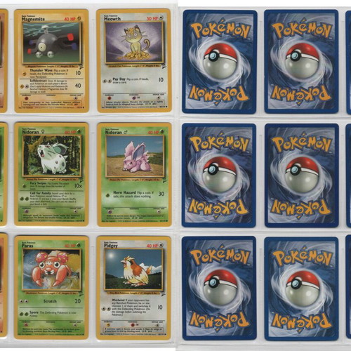Pokemon Base Set 2 Unlimited Complete Common & Uncommon Set 89 Cards like new