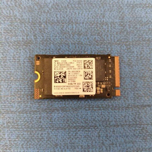 Samsung 512GB SSD 2242 NVMe PCIe Gen4 PM9B1 like new