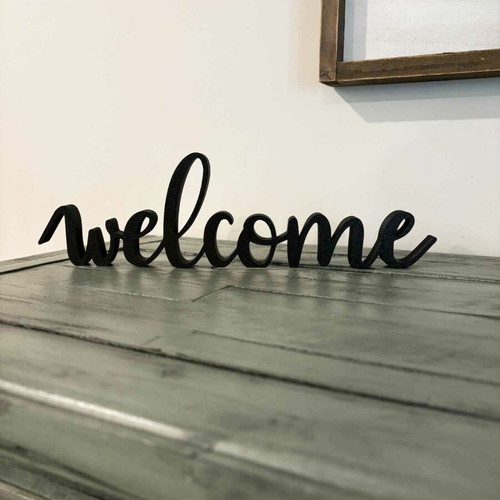 Welcome decorative item new