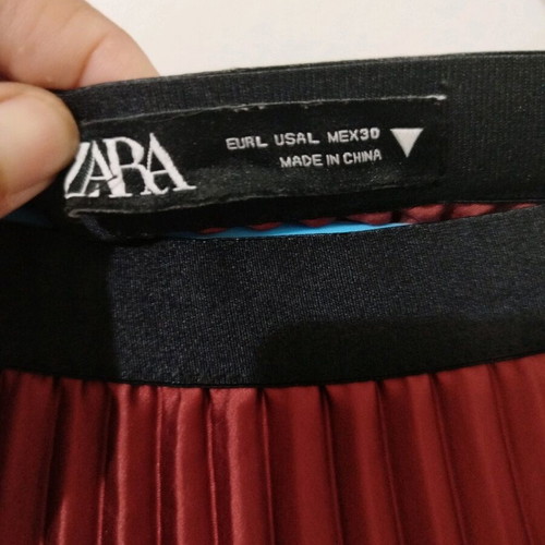 Zara skirt bordeaux like new M-L
