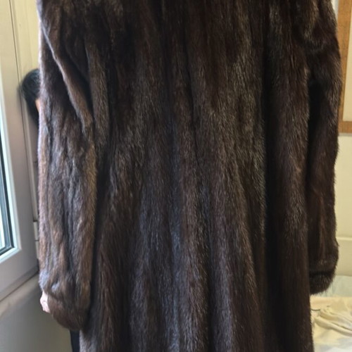Brown Long Mink Fur Tzelalis Like New