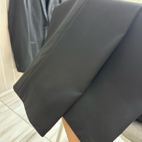 Lagerfeld black shiny suit new, size XL