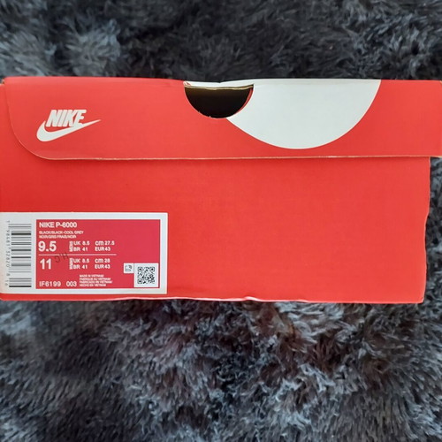 Nike P-6000 sneakers black and grey size 43