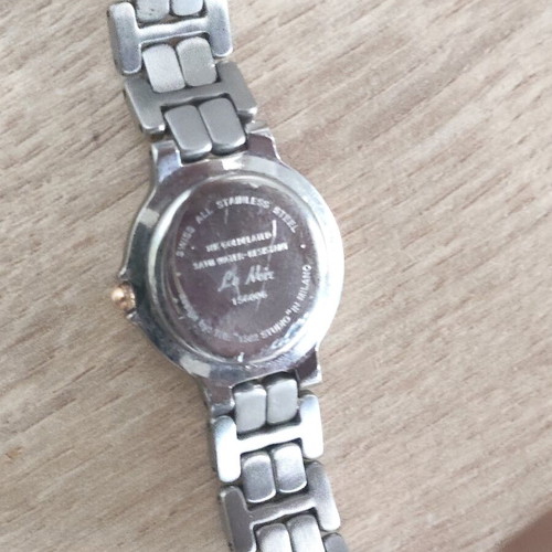Le Noir ELXIS women's wristwatch, gold and silver tone