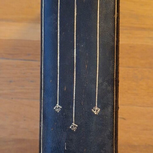 History book used, collectible 1935 edition with half-leather binding