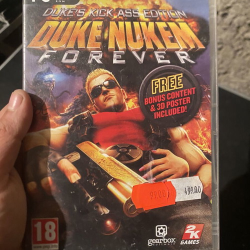 Duke Nukem Forever PC game good condition