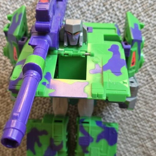 Transformer Megatron G2 green tank figure Hasbro 1992 vintage