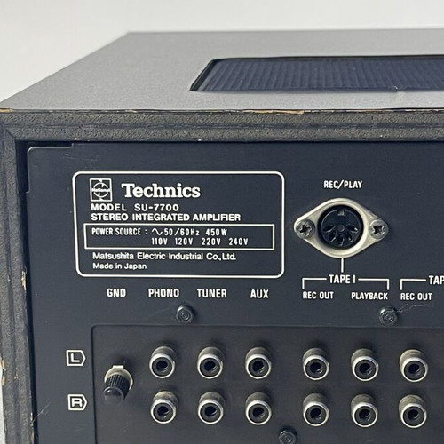 Technics SU-7700 Vintage Stereo Integrated Amplifier used, made in Japan