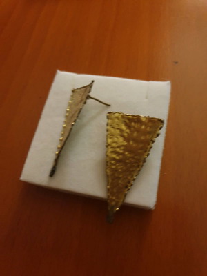Handmade earrings used