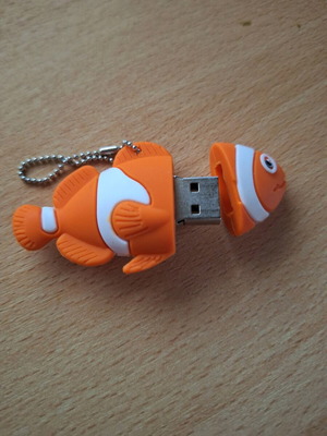 Usb stick 65GB clown fish shaped new