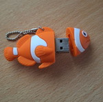 Usb stick 65GB clown fish shaped new