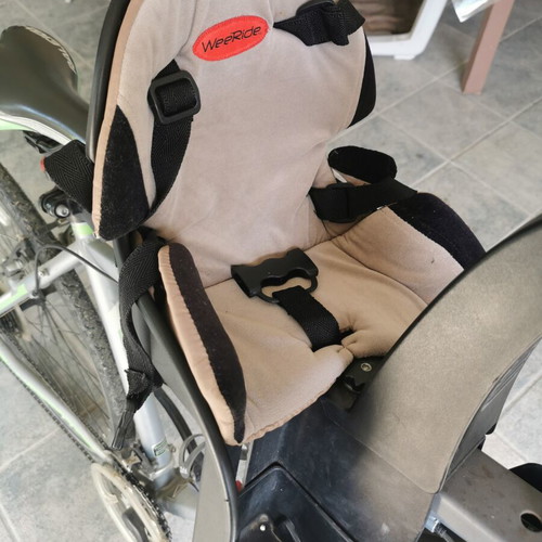 Weeride child front bicycle seat used, max weight 15kg