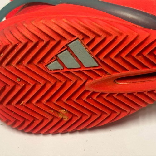 Adidas Adizero Cybersonic Clay Mens Shoes New, White/Red