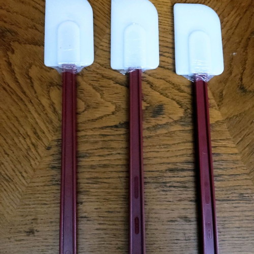 Silicone spatulas mariz new, set of 3 professional