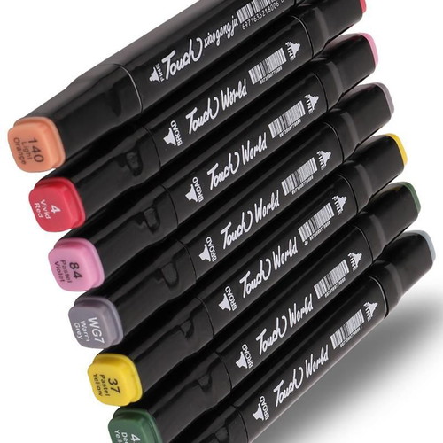Painting markers with double tip, set of 100, new