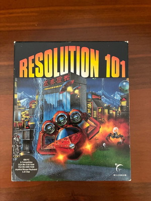 Resolution 101 Millennium IBM PC game like new, English release