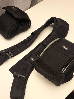 Lowepro S&F Set σαν καινούργιο με ζώνη, harness και θήκες φακών
