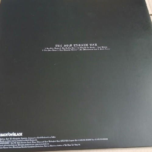 Burzum Det Som Engang Var LP λευκό βινύλιο σαν καινούργιο