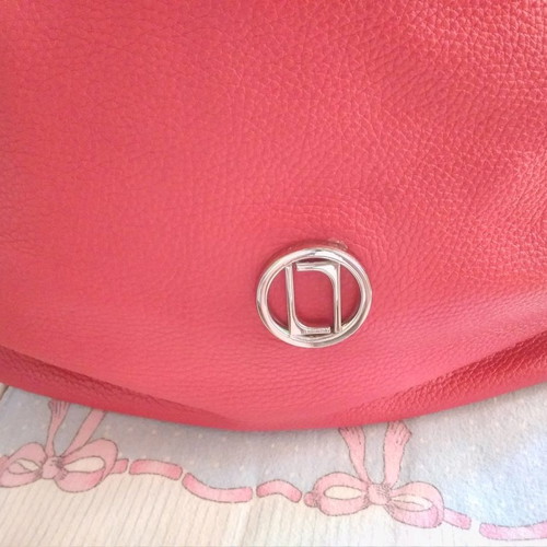 Laurel Escada red leather shoulder bag new