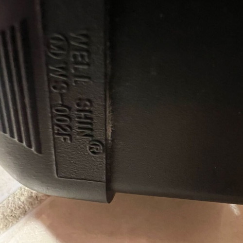 C19-C20 cable used, black 2 meters
