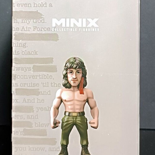Figurine Rambo First Blood Part II Minix 2024 - En Vinyle Pour Collection