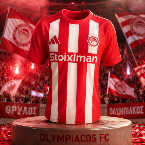 Olympiacos 2026-2027 3D Printed Jersey new