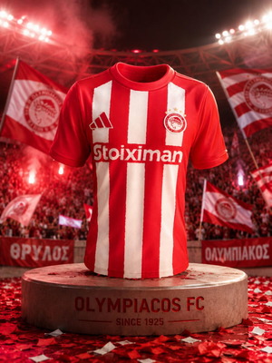 Olympiacos 2026-2027 3D Printed Jersey new