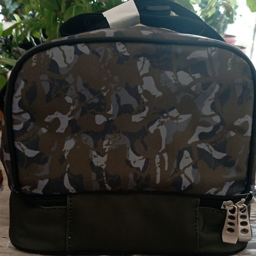 Insulated lunch bag with 2 compartments 22x19x12cm, new