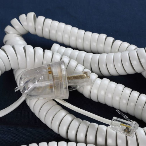 Telephone cable extension 5 meters with rotating plug new