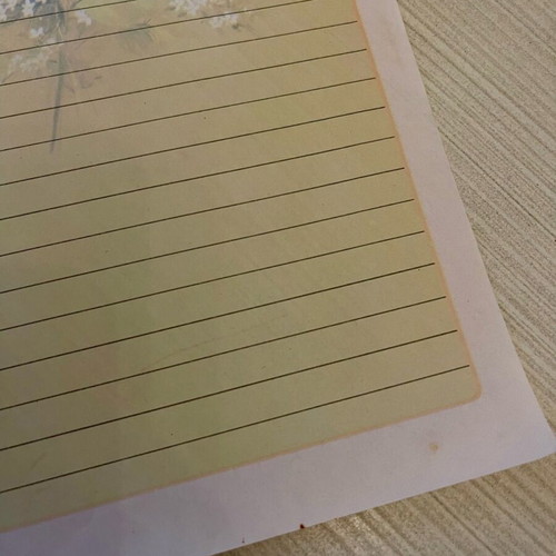 Letter sheet like new from the 1990s