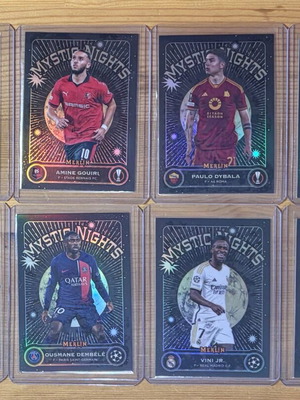 Topps Merlin Mystic Nights комплект от 8 карти като нови