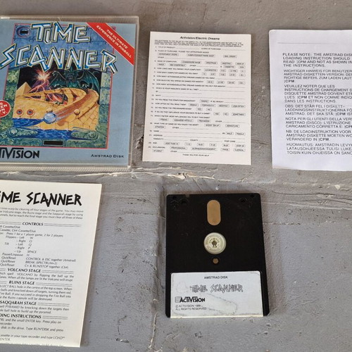 Time Scanner Activision Amstrad 6128 disc