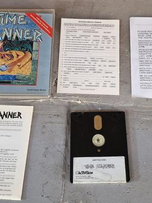 Time Scanner Activision Amstrad 6128 disc