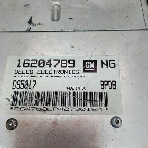 Opel Corsa B Engine ECU computer used 16204789 NG