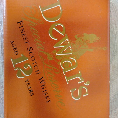 Dewar's collectible glasses in original packaging