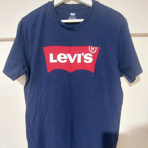 T-shirt κοντομάνικο Levi's μέγεθος Large σαν καινούργιο, μπλε