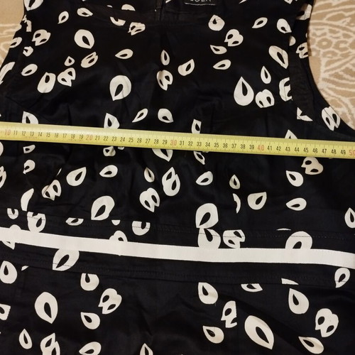 Lola vintage summer dress black and white