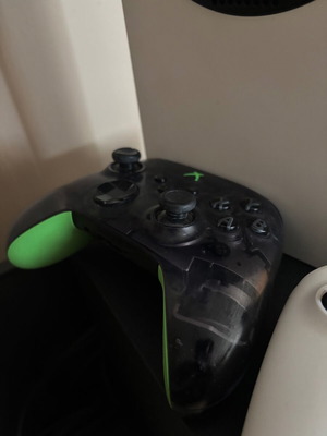 Xbox Series S console with 2 controllers