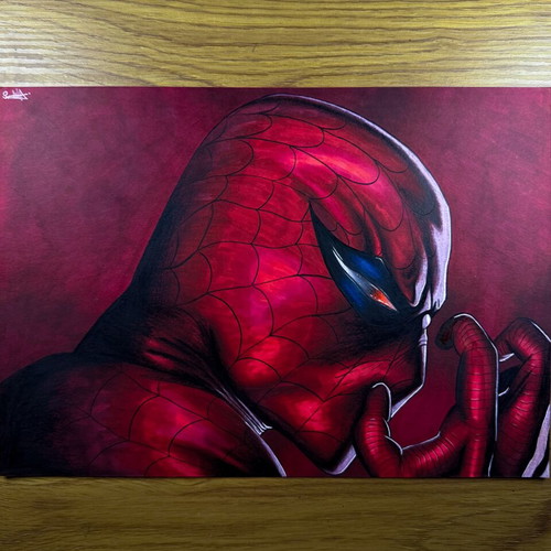Spider-Man Original Handcrafted Drawing A4