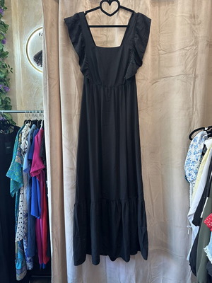 Black long dress new, size S/M