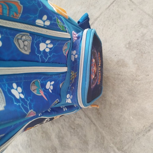 Paw Patrol Wheeled School Bag used with functional zippers