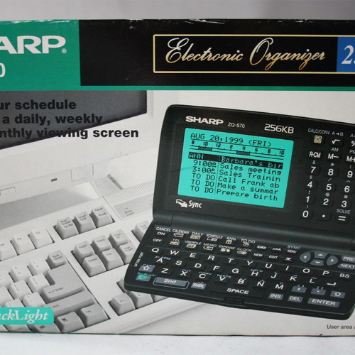 Sharp Electronic Organizer ZQ-570 256KB Backlight new