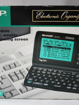 Sharp Electronic Organizer ZQ-570 256KB Backlight new