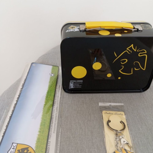 AEK authentic metal suitcase with metal plate and keychain gift