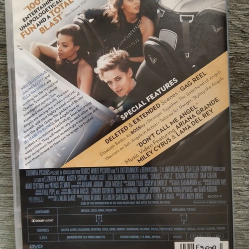 Charlie's Angels 2019 DVD with Greek subtitles