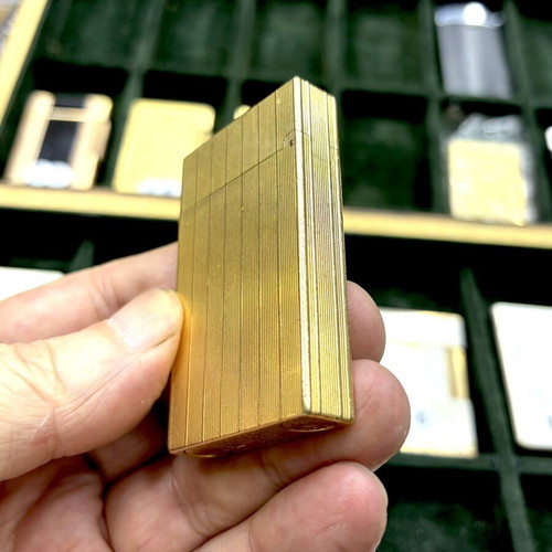 DuPont N15 gold lighter used, vintage