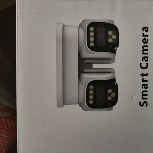 Dual 4G robotic camera with solar panel and SIM card slot new