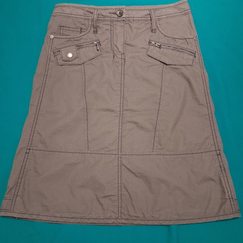 Vintage cargo midi skirt Esprit gray like new