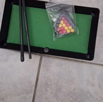 Mini billiard table Tiger like new